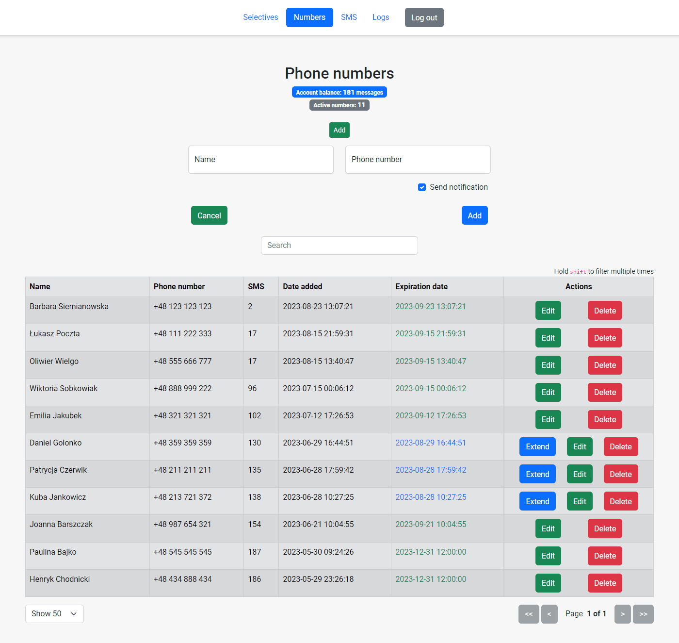 Project - SMS Gateway